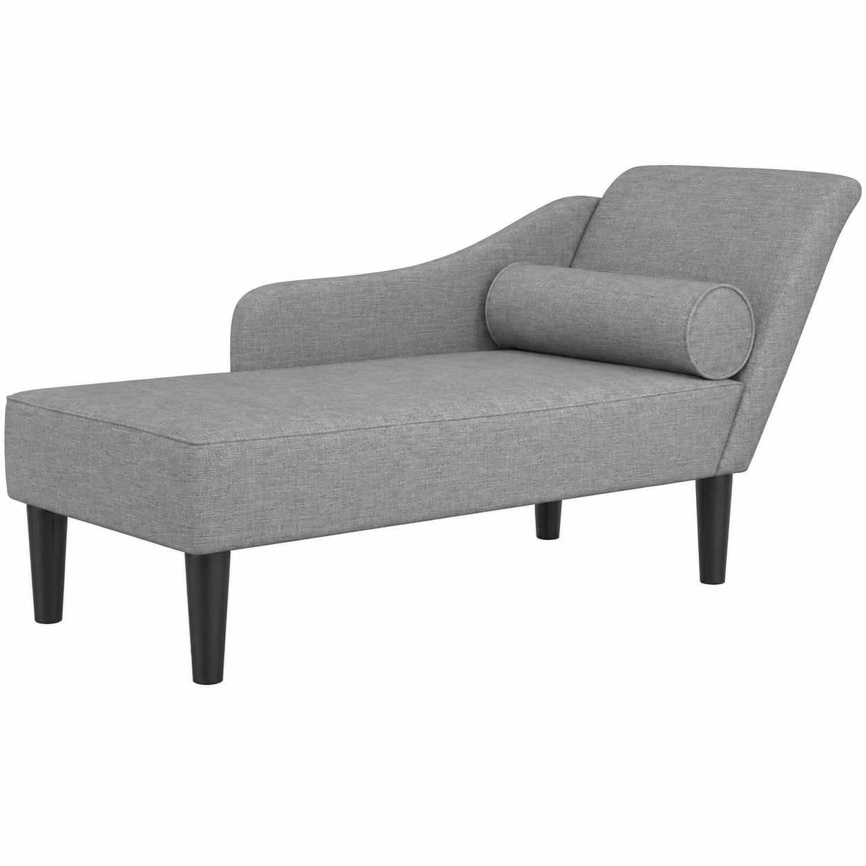 Elegante Chaiselongue aus Kunstleder mit stabilem Holzrahmen für maximalen Komfort im Wohnzimmer