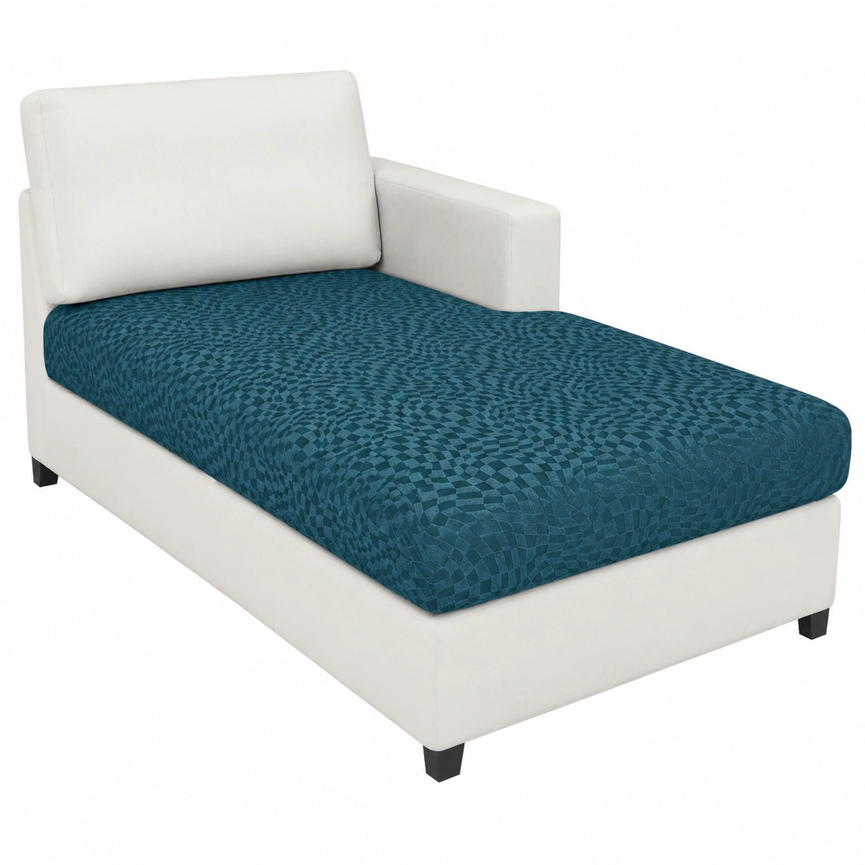 Elastische Sofakissenbezüge Stretch in Türkis für Chaiselongue