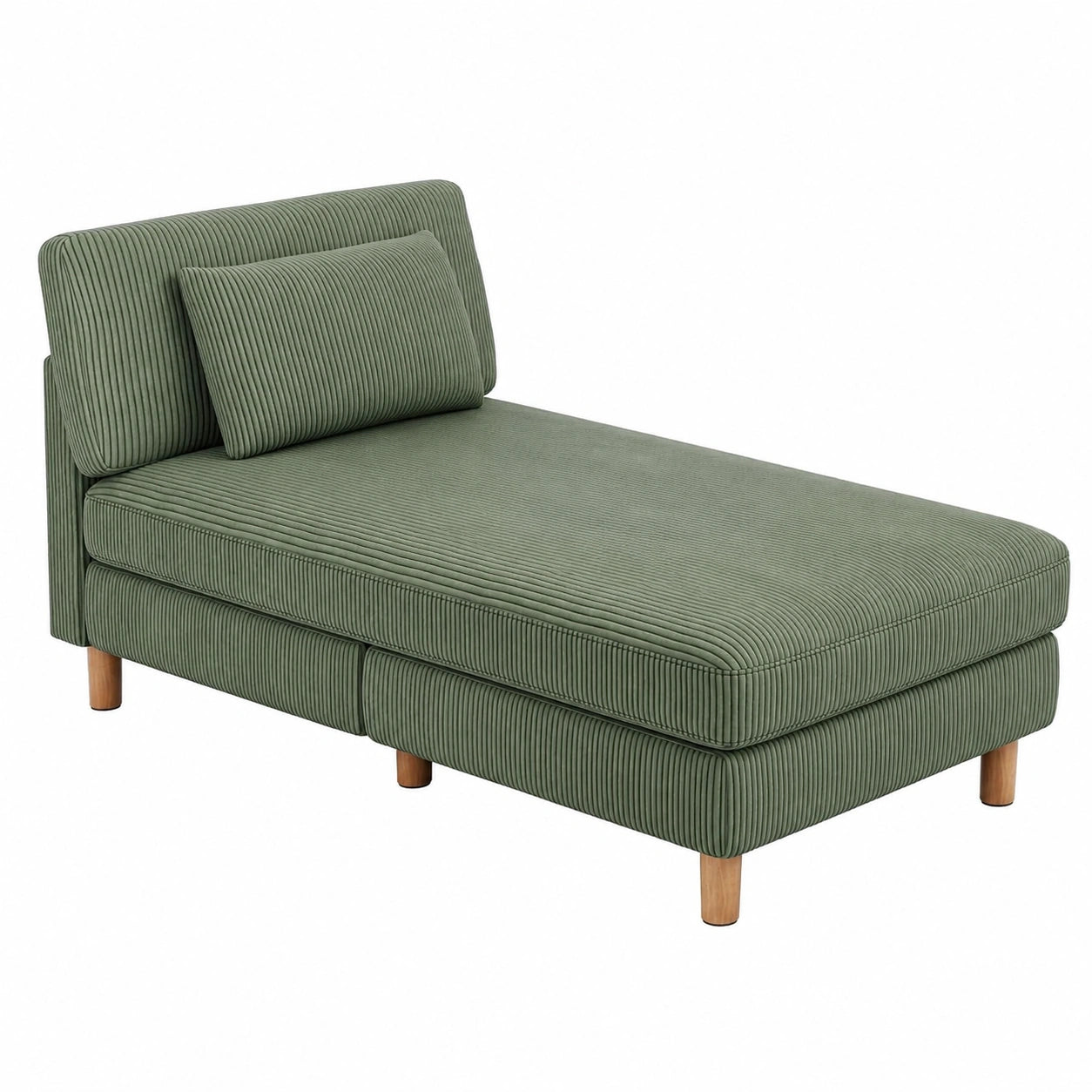 Vesgantti Schlafsofa mit Kissen, bequemes Chaiselongue für Wohnzimmer und Büro, einfache Montage, 158 x 83 x 84 cm